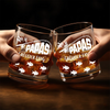 Personalisierter Whiskyglas – Vatertagsgeschenk für Papa, Opa – Papas bester Fang