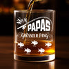 Personalisierter Whiskyglas – Vatertagsgeschenk für Papa, Opa – Papas bester Fang