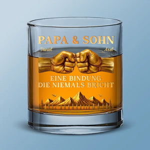 Personalisierter Whiskyglas – Vatertagsgeschenk für Papa, Opa – Ein Band fürs Leben