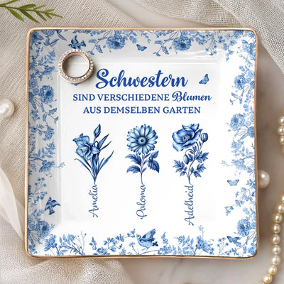 Personalisierte Schmuckschale – Geschenk für beste Freundinnen, Schwester – Beste Freundinnen für immer