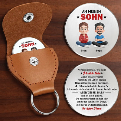 Personalisierter Taschenknuddler – Geschenk für Tochter, Sohn – Vergiss nie meine Liebe zu dir