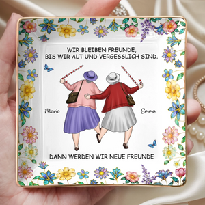 Personalisierte Schmuckschale – Geschenk für beste Freundinnen, Schwester – Freunde für immer auch im Vergessen