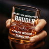 Personalisierte Whiskyglas – Geschenk für Bruder – Bester Bruder aller Zeiten
