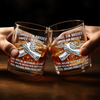 Personalisierte Whiskyglas – Geschenk für Bruder – Unsere Verbindung endet nie