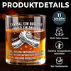 Personalisierte Whiskyglas – Geschenk für Bruder – Unsere Verbindung endet nie