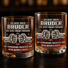 Personalisierte Whiskyglas – Geschenk für Bruder – Mein Bruder mein Zuhause