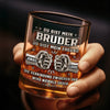 Personalisierte Whiskyglas – Geschenk für Bruder – Mein Bruder mein Zuhause