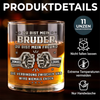 Personalisierte Whiskyglas – Geschenk für Bruder – Mein Bruder mein Zuhause