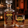 Personalisiertes Whisky-Dekanter-Set – Geschenk für Bruder, bester Freund – Kein Zufall wir passen einfach