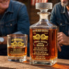 Personalisiertes Whisky-Dekanter-Set – Geschenk für Bruder, bester Freund – Kein Zufall wir passen einfach
