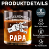 Personalisierter Whiskyglas – Vatertagsgeschenk für Papa, Opa – Einfach der beste Papa