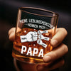 Personalisierter Whiskyglas – Vatertagsgeschenk für Papa, Opa – Einfach der beste Papa