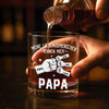 Personalisierter Whiskyglas – Vatertagsgeschenk für Papa, Opa – Einfach der beste Papa