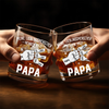 Personalisierter Whiskyglas – Vatertagsgeschenk für Papa, Opa – Einfach der beste Papa
