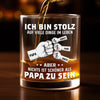 Personalisierter Whiskyglas – Vatertagsgeschenk für Papa, Opa – Mein größter Erfolg ist Papa