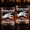 Personalisierter Whiskyglas – Vatertagsgeschenk für Papa, Opa – Mein größter Erfolg ist Papa