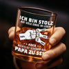 Personalisierter Whiskyglas – Vatertagsgeschenk für Papa, Opa – Mein größter Erfolg ist Papa