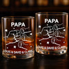 Personalisierter Whiskyglas – Vatertagsgeschenk für Papa, Opa – Neuer Titel freigeschaltet Papa