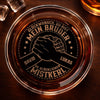 Personalisiertes Whiskyglas – Geburtstagsgeschenk Für Bruder, Beste Freunde – Einmal Brüder, nie getrennt