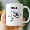 Personalisierte Tasse – Vatertagsgeschenk für Opa, Papa – Opas Mini-Gang