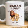 Personalisierte Tasse – Vatertagsgeschenk für Papa, Opa – Papas kleine Lieblinge