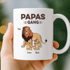 Personalisierte Tasse – Vatertagsgeschenk für Papa, Opa – Papas kleine Lieblinge