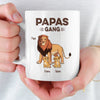 Personalisierte Tasse – Vatertagsgeschenk für Papa, Opa – Papas kleine Lieblinge