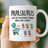 Personalisierte Tasse – Vatertagsgeschenk für Papa, Opa – Der coolste Papa