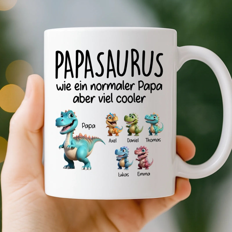 Personalisierte Tasse – Vatertagsgeschenk für Papa, Opa – Der coolste Papa