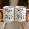 Personalisierte Tasse – Muttertagsgeschenk für Papa, Opa – Papas kleine Gang