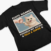 Personalisiertes Unisex-T-Shirt – Geschenk für Katzenliebhaber, Katzenbesitzer – Mit Katzen ist alles besser