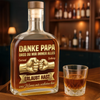 Personalisierte Whiskyflasche – Vatertagsgeschenk Für Papa – Danke Papa du warst immer auf meiner Seite