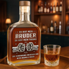 Personalisierte Whiskyflasche – Geschenke für Bruder– Was uns verbindet, endet nie
