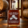 Personalisierte Whiskyflasche - Geschenk für Bruder - Es Gibt Keinen Unterschied, Immer Ein Bruder