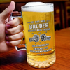 Personalisierter Bierkrug – Geschenke für Bruder – Gleiche Wurzeln gleiche Seele