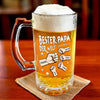 Personalisierter Bierkrug – Vatertagsgeschenk für Papa, Opa – Der Größte Mann Aller Zeiten