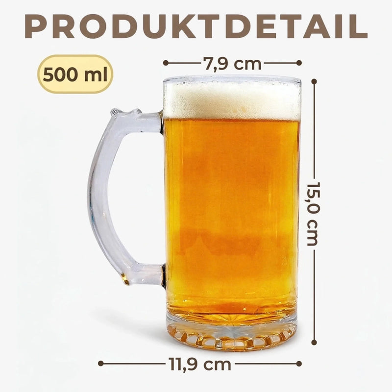 Personalisierter Bierkrug – Vatertagsgeschenk für Papa, Opa – Der Größte Mann Aller Zeiten