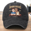 Personalisierte klassische Baseballkappe – Geschenk für Haustierbesitzer – Ein Mann & Seine Katze