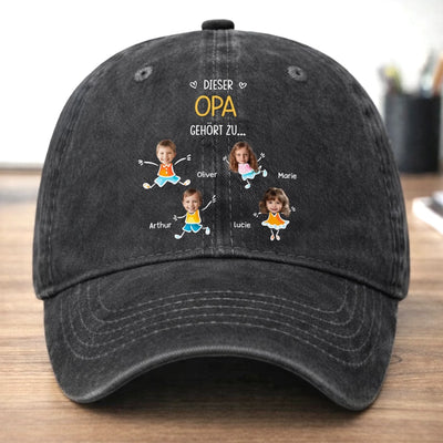 Personalisierte klassische Baseballkappe – Vatertagsgeschenk für Papa, Opa – Dieser Papa gehört nur dir