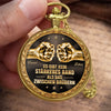 Personalisierte goldene Taschenuhr – Geschenk für Bruder – ein Band, das hält