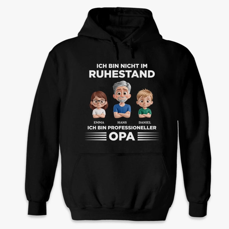 Personalisiertes Unisex-T-Shirt – Vatertagsgeschenk für Opa, Papa – Papa ist mein Job