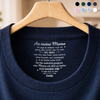Personalisiertes Unisex-T-Shirt mit Innenkragen-Druck – Muttertagsgeschenke für Mama, Oma – Ein Leben lang du & ich