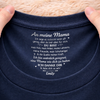 Personalisiertes Unisex-T-Shirt mit Innenkragen-Druck – Muttertagsgeschenke für Mama, Oma – Ein Leben lang du & ich