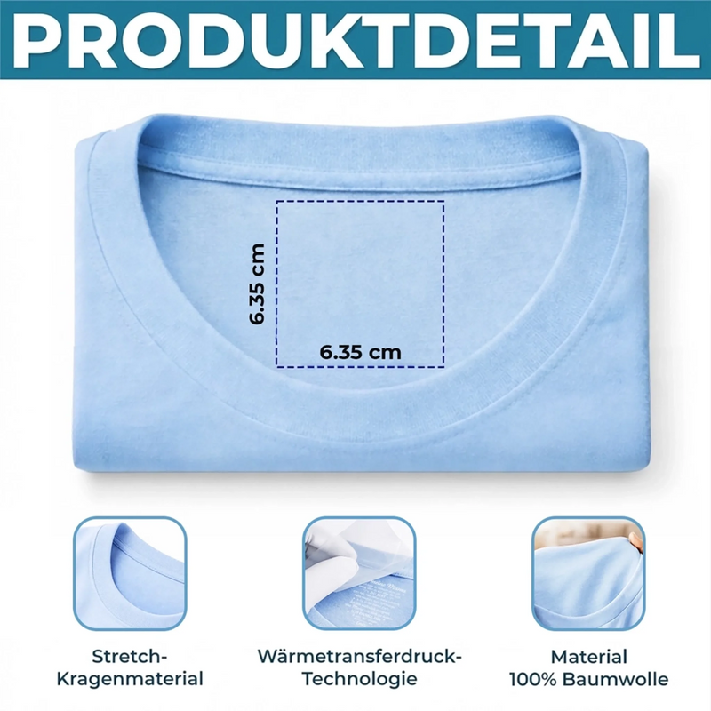 Personalisiertes Unisex-T-Shirt mit Innenkragen-Druck – Muttertagsgeschenke für Mama, Oma – Ein Leben lang du & ich