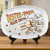 Personalisierte Grillplatte – Vatertagsgeschenk für Papa, Opa – Bester Papa aller Zeiten