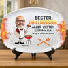 Personalisierte Grillplatte mit Foto – Vatertagsgeschenk für Papa, Opa – Bester Grillmeister