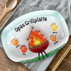 Personalisierte Grillplatte mit 3D-Effekt – Vatertagsgeschenk für Papa, Opa – Grillzeit ist Partyzeit