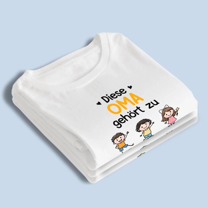 Personalisiertes Unisex-T-Shirt – Muttertagsgeschenk für Oma – Diese Oma ist vergeben