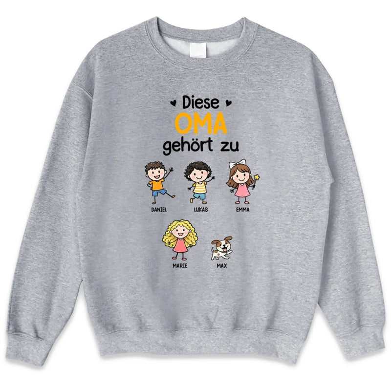 Personalisiertes Unisex-T-Shirt – Muttertagsgeschenk für Oma – Diese Oma ist vergeben