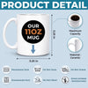 Personalisierte Tasse – Geschenk für Katzenliebhaber, Katzenbesitzer – Jetzt gehörst du uns